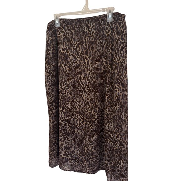 Requirements brown and black leopard print skirt size XL - Picture 6 of 7